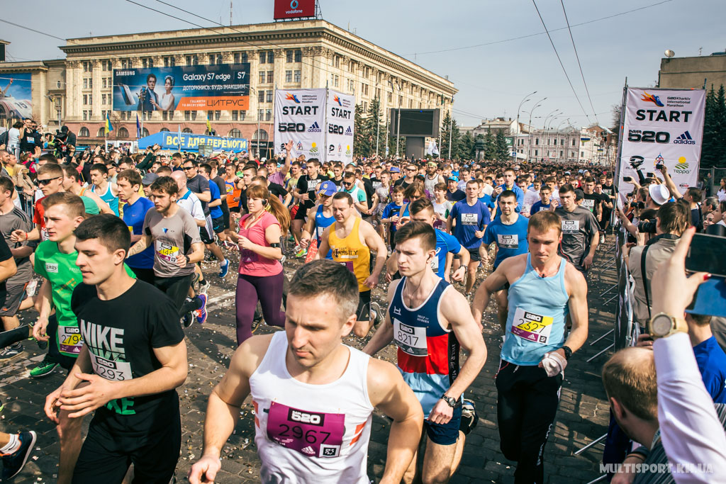 Календарь украинских полумарафонов и марафонов на весну