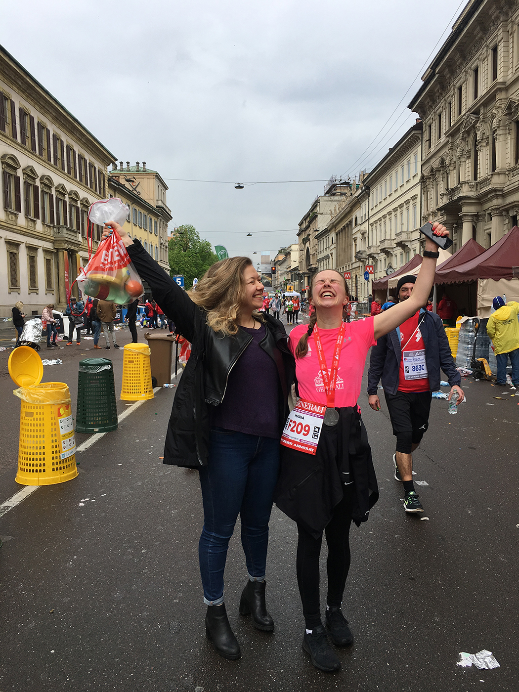 Отчёт о марафоне в Милане